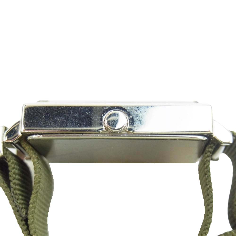 SEIKO セイコー × BEAMS ビームス 型番 7N01-HZDO スクエア クォーツ リスト ウォッチ オリーブ系【中古】