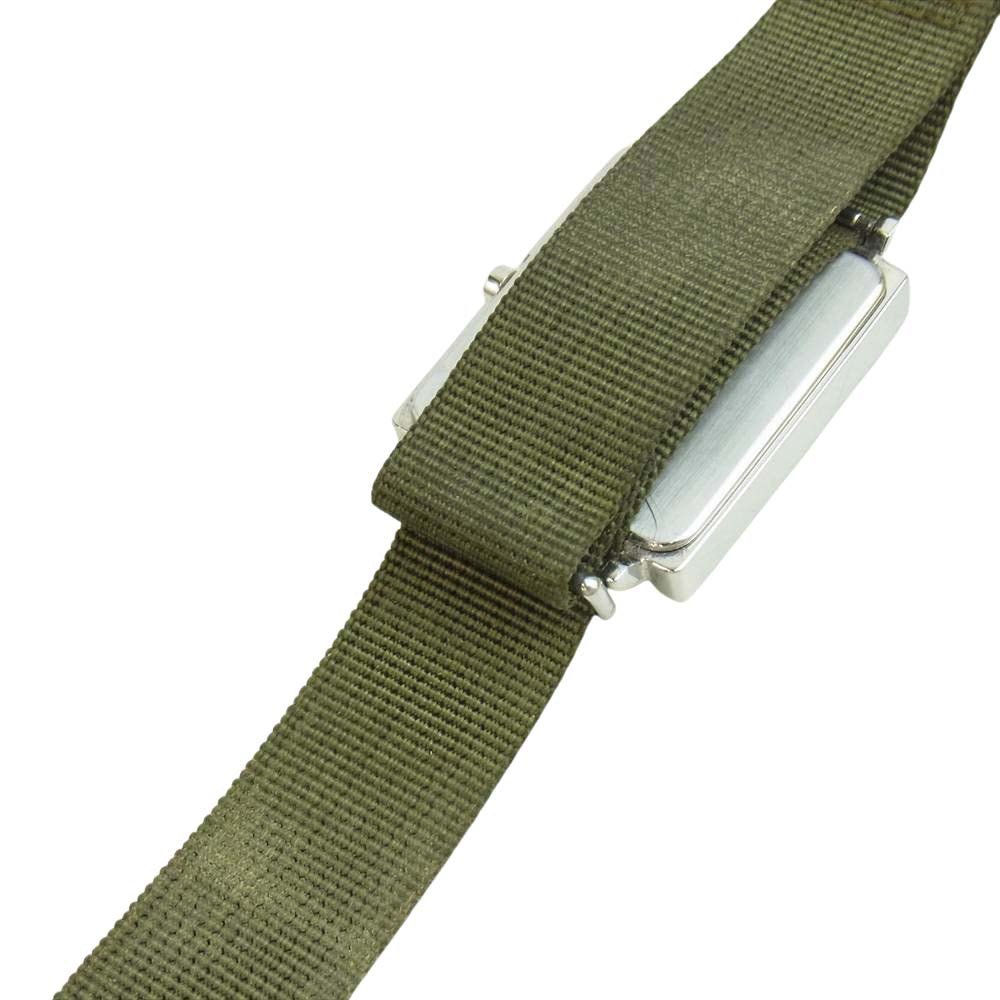 SEIKO セイコー × BEAMS ビームス 型番 7N01-HZDO スクエア クォーツ リスト ウォッチ オリーブ系【中古】