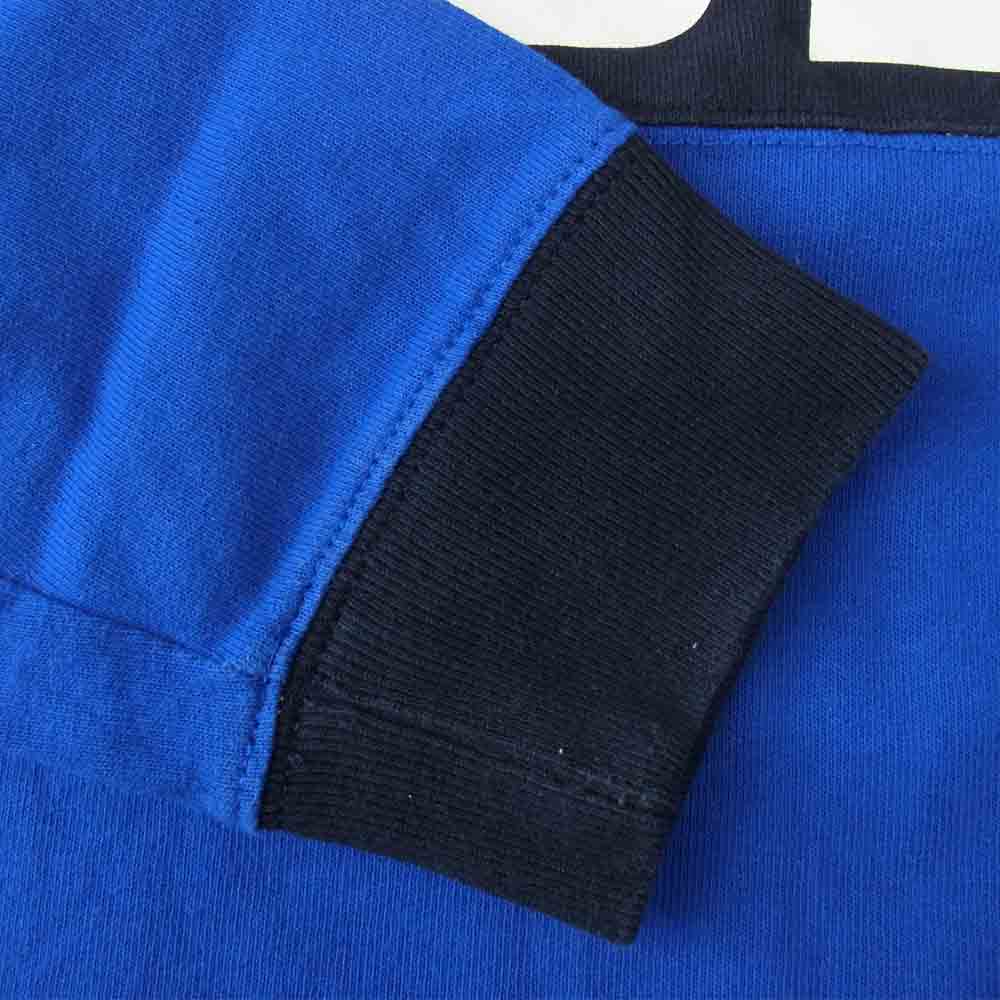 POLO RALPH LAUREN ポロ・ラルフローレン ロゴ 長袖 ポロシャツ イエロー系 ブルー系【中古】