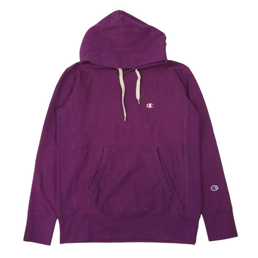 Champion チャンピオン 19AW C8-Q101 リバースウィーブ プルオーバー パーカー パープル系 S【中古】