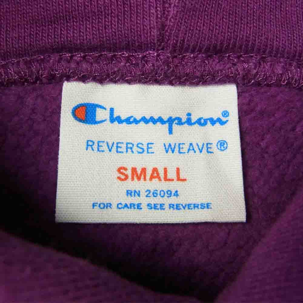 Champion チャンピオン 19AW C8-Q101 リバースウィーブ プルオーバー パーカー パープル系 S【中古】