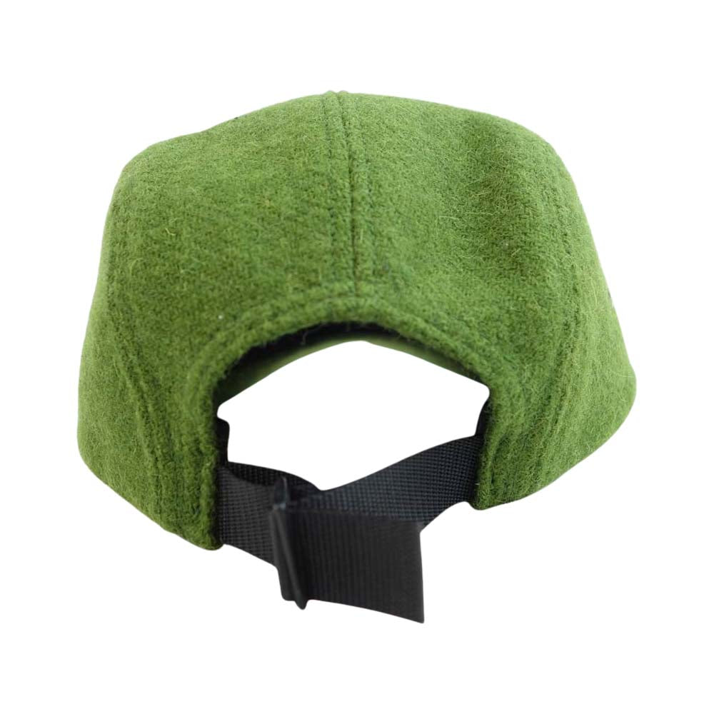 Supreme シュプリーム 16AW × HARRIS TWEED FEATHERWEIGHT WOOL CAMP CAP ハリスツイード フェザーウェイト ウール キャンプ キャップ グリーン系【中古】
