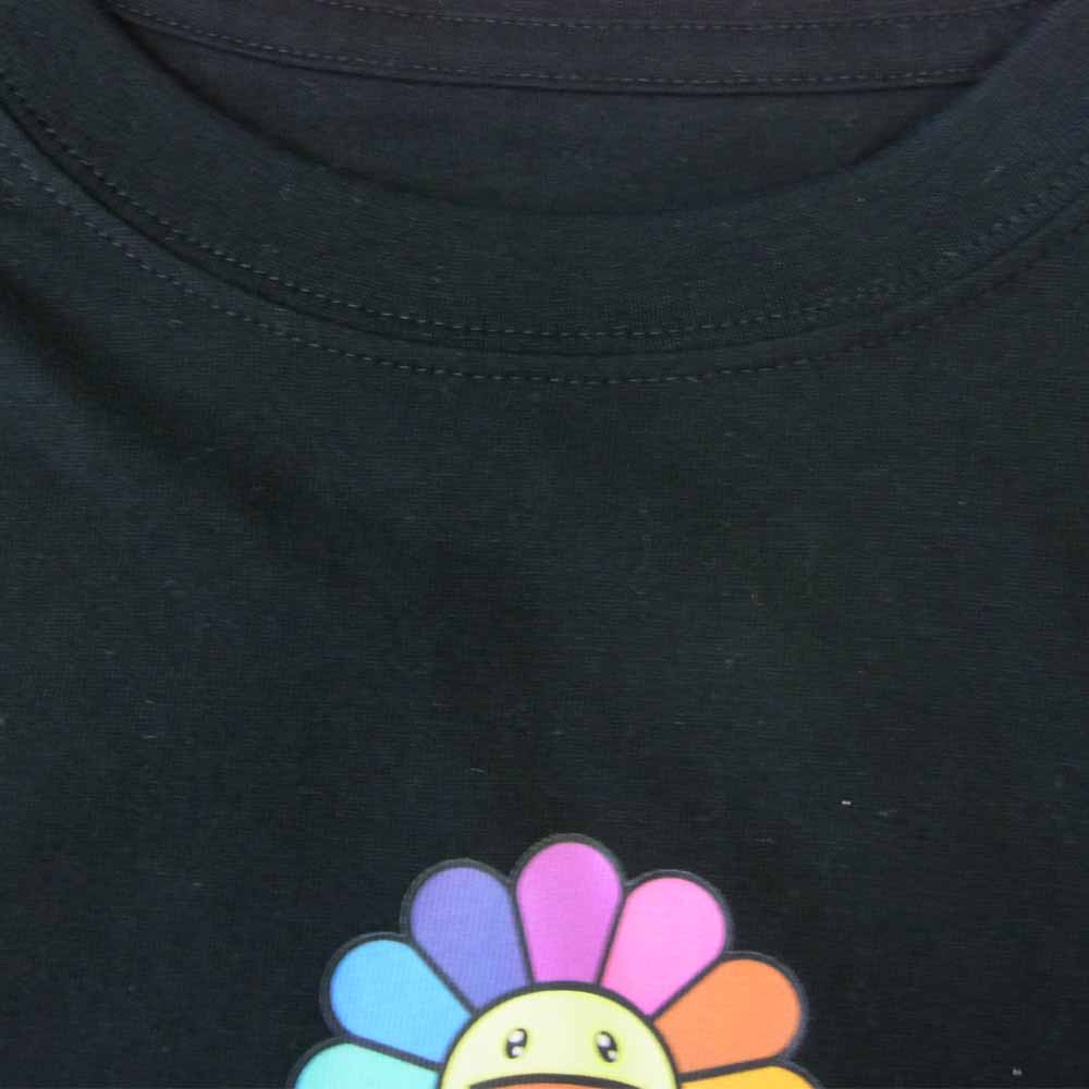 NEW ERA ニューエラ 13082100 × 村上隆 TAKASHI MURAKAMI L/S RELAXED COTTON TEE 長袖 Ｔシャツ ブラック系 M【美品】【中古】