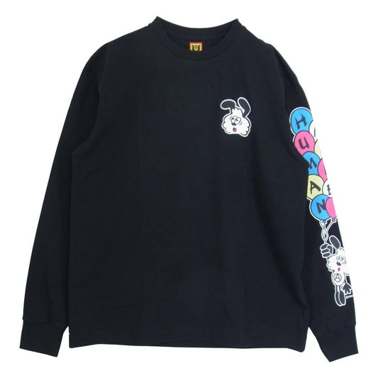 HUMAN MADE ヒューマンメイド XX23TE001 ×VERDY ヴェルディ Vick S/S T-SHIRT プリント Tシャツ L ブラック系 L【美品】【中古】