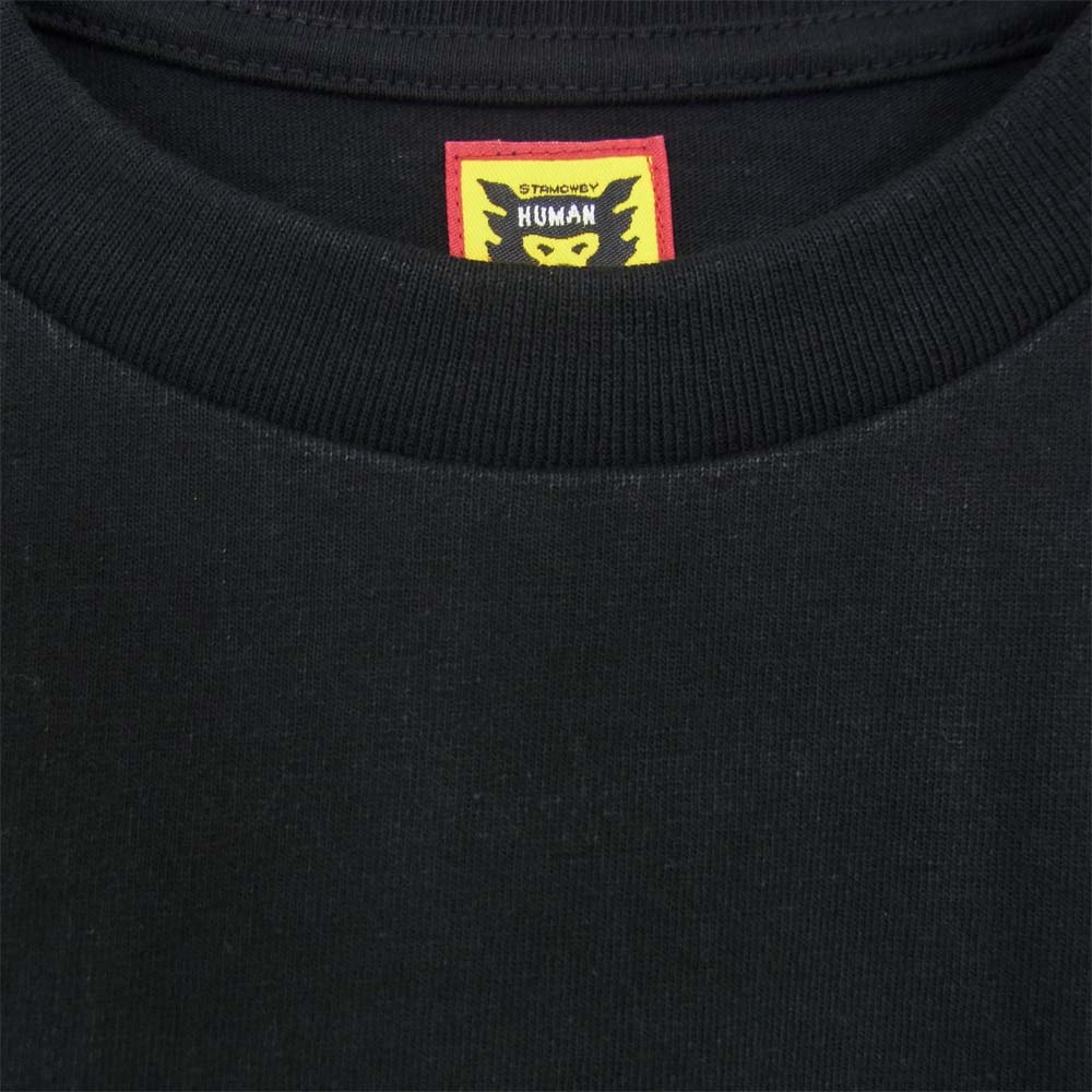 HUMAN MADE ヒューマンメイド XX23TE001 ×VERDY ヴェルディ Vick S/S T-SHIRT プリント Tシャツ L ブラック系 L【美品】【中古】