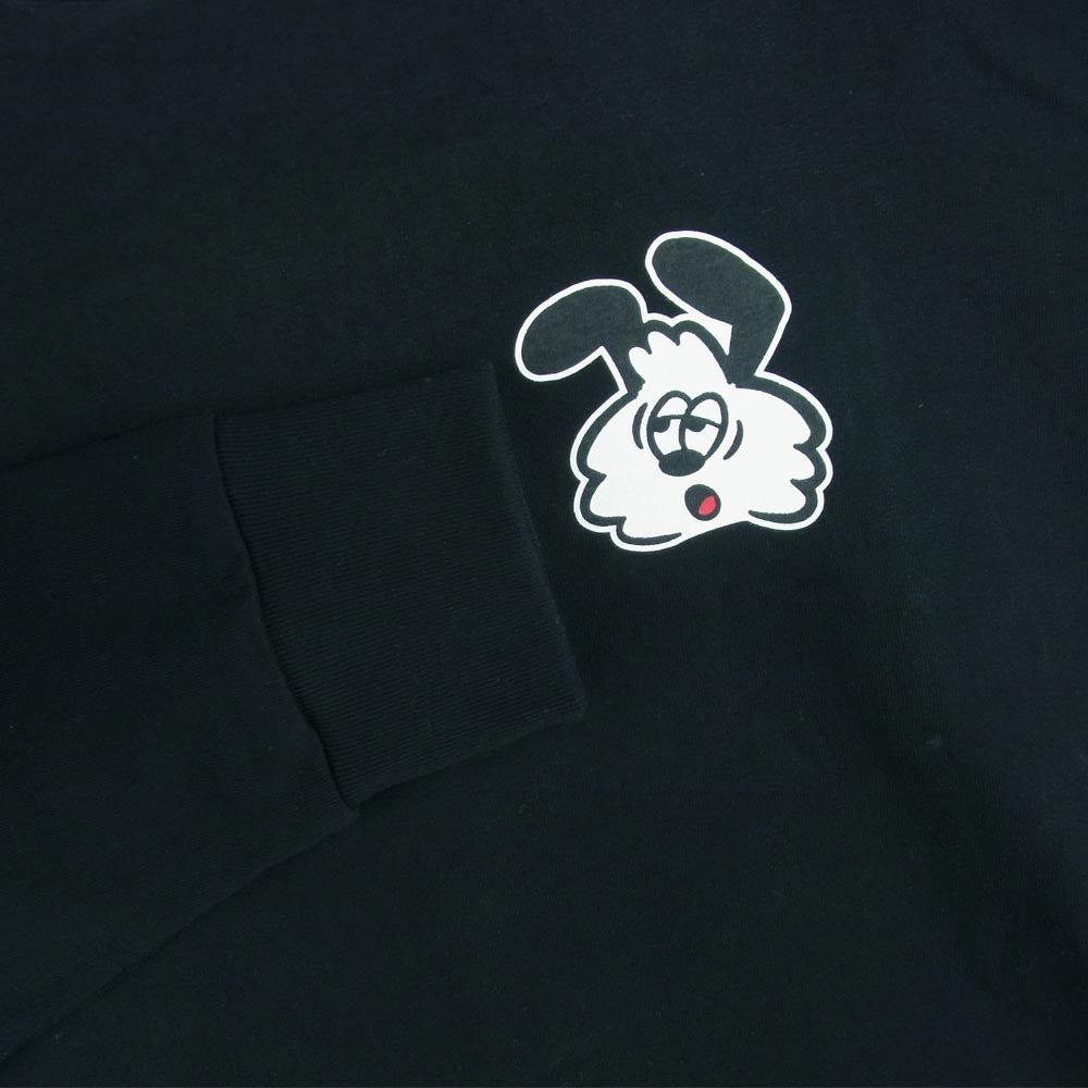 HUMAN MADE ヒューマンメイド XX23CS003 VERDY ヴェルディ Vick Long Sleeve T-SHIRT 袖プリント 長袖 Tシャツ ブラック系 M【美品】【中古】