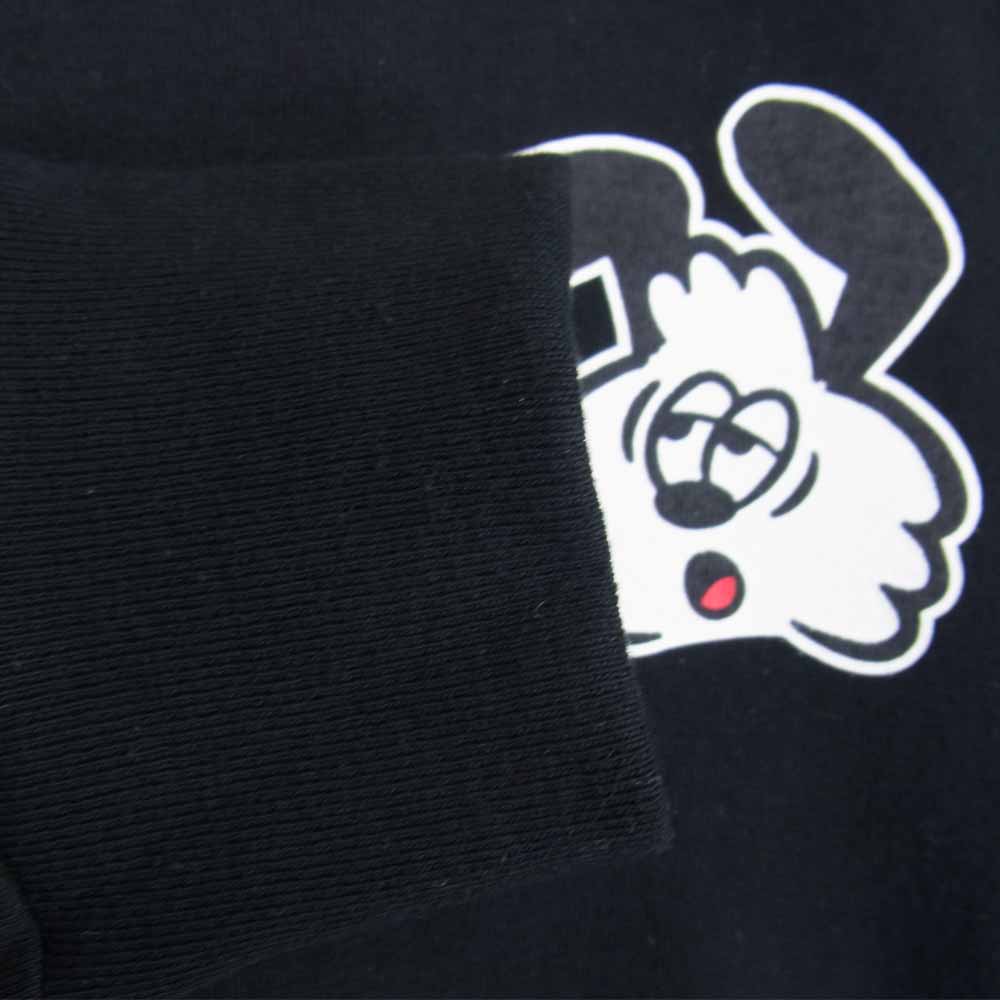 HUMAN MADE ヒューマンメイド XX23CS003 ×VERDY ヴェルディ Vick Long Sleeve T-SHIRT 袖プリント 長袖 Tシャツ M ブラック系 M【美品】【中古】