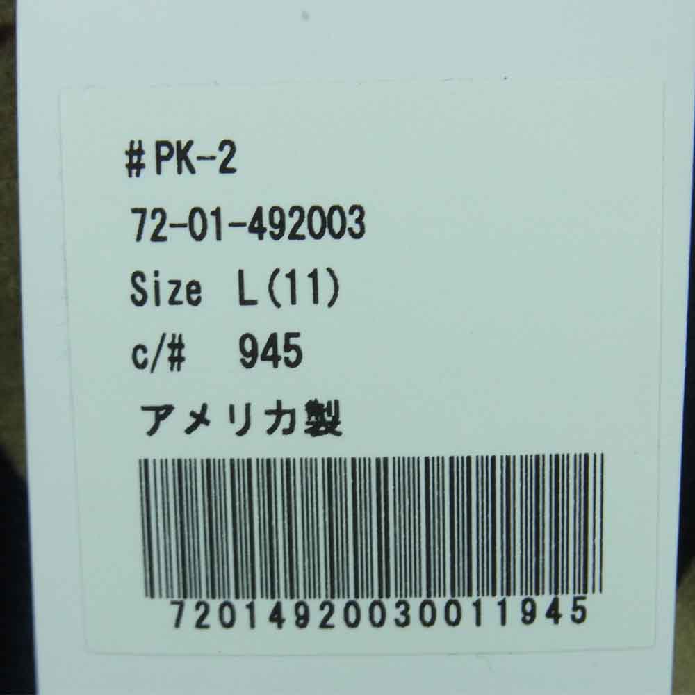 デイワン トライバルカモ フリース ジャケット アメリカ製 ベージュ系 L【中古】