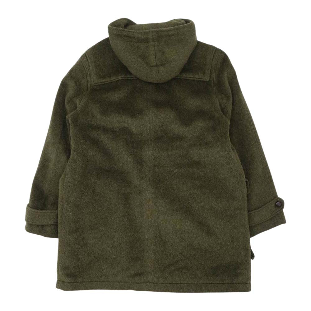 ヒルマー モヘア混 ウール ダッフル コート モスグリーン系【中古】