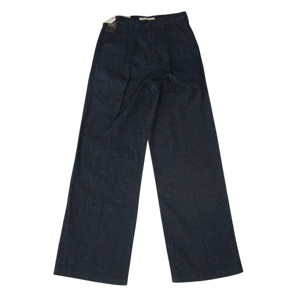 Levi's リーバイス A1231-0000 × FELIX THE CAT フェリックス PLEAT HIGH LOOSE デニムパンツ インディゴブルー系 24【中古】