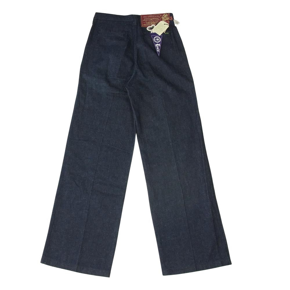 Levi's リーバイス A1231-0000 × FELIX THE CAT フェリックス PLEAT HIGH LOOSE デニムパンツ インディゴブルー系 24【中古】