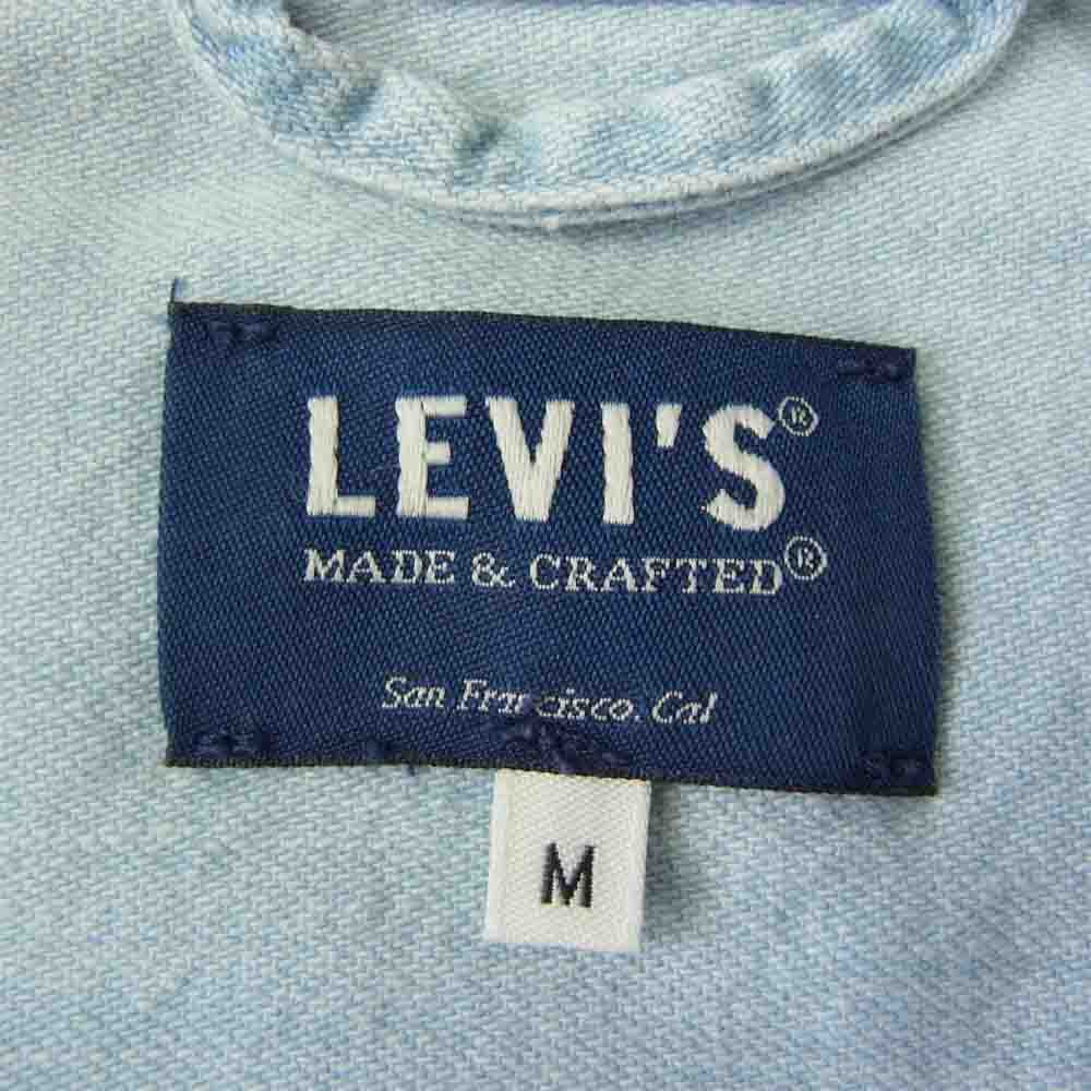 Levi's リーバイス 21257-0000 トルコ製 MADE & CRAFTED メイドアンドクラフテッド  MOUNTAIN SHIRT MAMMOTH マウンテン シャツ インディゴブルー系 M【中古】