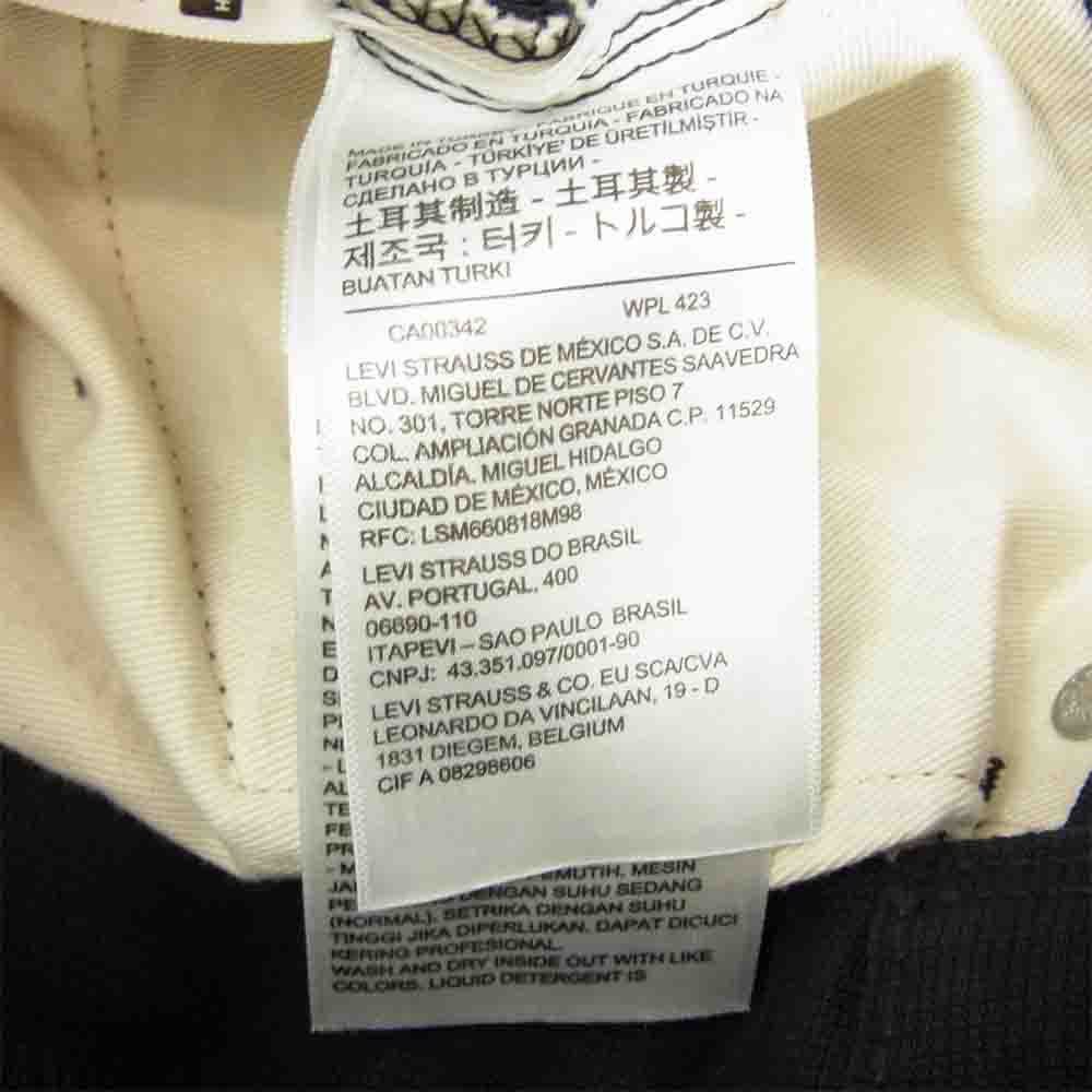 Levi's リーバイス 51860-0030 LVC トルコ製 519 BEDFORD PANT ベッドフォード ピケ パンツ ブラック系 28【美品】【中古】