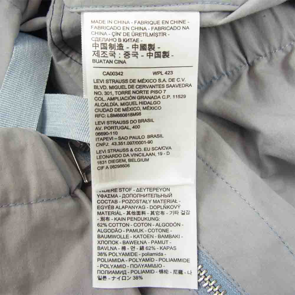 Levi's リーバイス 84570-0000 中国製 MADE & CRAFTED メイドアンドクラフテッド フーデット ポップ オーバー アノラック パーカー グレー系 インディゴブルー系 S【中古】