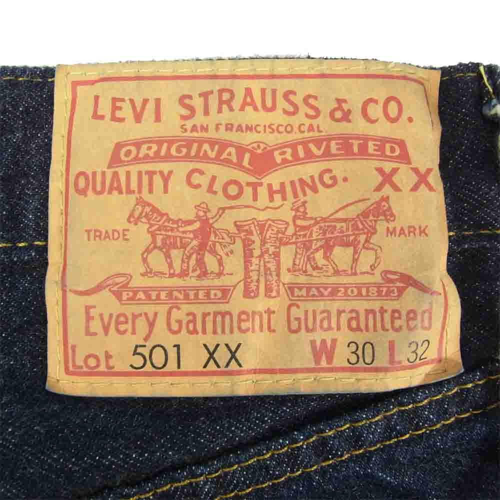 Levi's リーバイス 50155-0056 LVC トルコ製 1955年モデル 501JEANS NEW RINSE デニムパンツ インディゴブルー系 30【中古】
