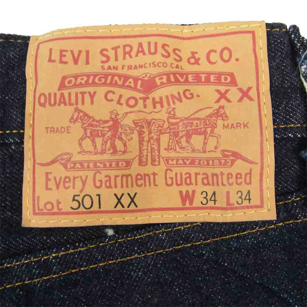 Levi's リーバイス 50155-0055 LVC 日本製 1955年モデル 501XX デニムパンツ インディゴブルー系 34【中古】