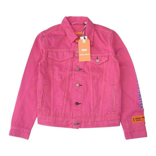 Levi's リーバイス 21792-0002 × HERON PRESTON ヘロンプレストン Trucker Jacket トラッカージャケット ピンク系 XS【中古】