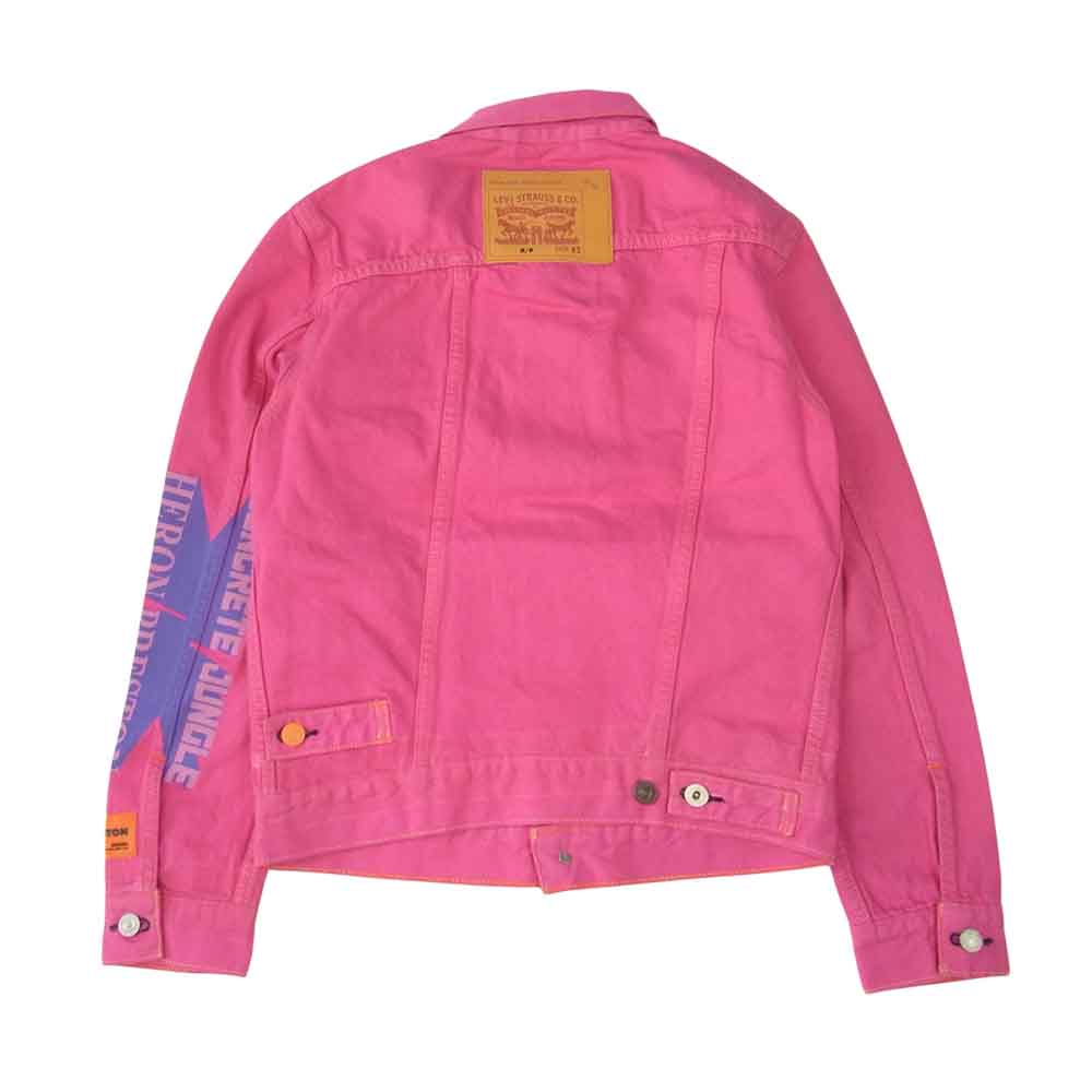 Levi's リーバイス 21792-0002 × HERON PRESTON ヘロンプレストン Trucker Jacket トラッカージャケット ピンク系 XS【中古】