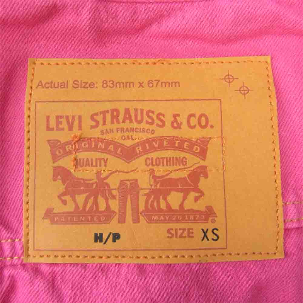 Levi's リーバイス 21792-0002 × HERON PRESTON ヘロンプレストン Trucker Jacket トラッカージャケット ピンク系 XS【中古】