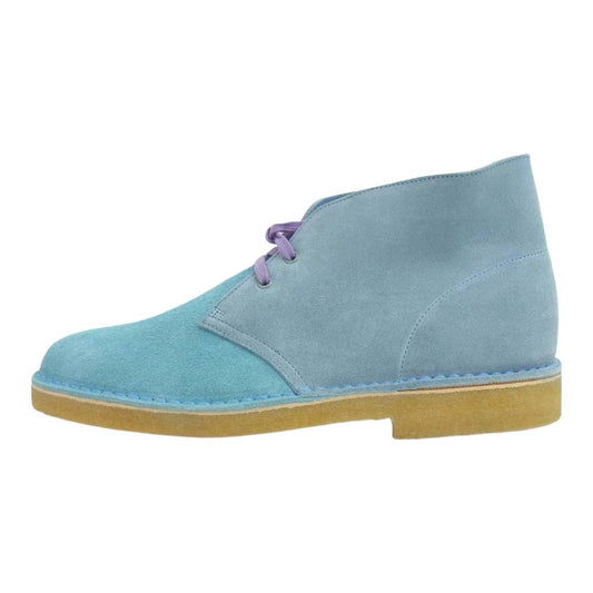 Levi's リーバイス × CLARKS クラークス DeserT boot デザート ブーツ ライトブルー系 US10 1/2【極上美品】【中古】