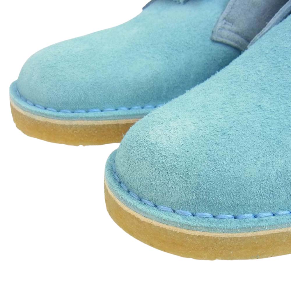 Levi's リーバイス × CLARKS クラークス DeserT boot デザート ブーツ ライトブルー系 US10 1/2【極上美品】【中古】