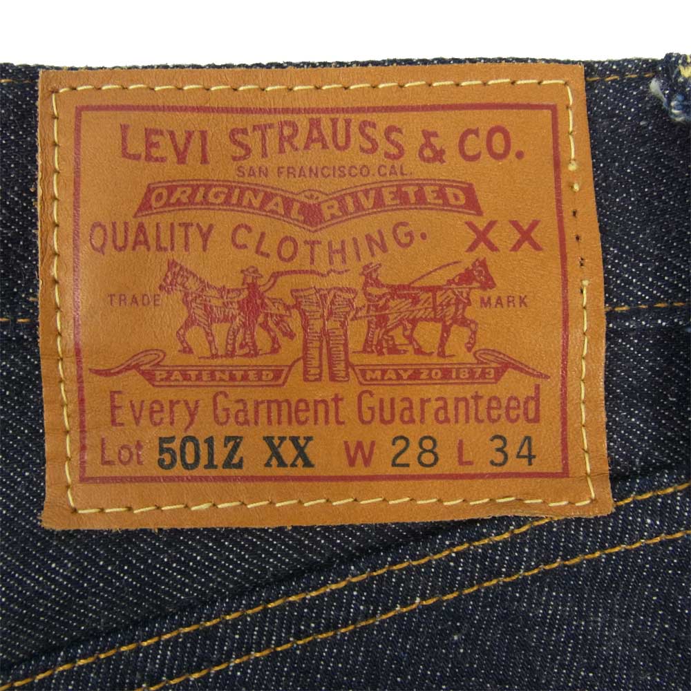 Levi's リーバイス 50154-0090 LVC  ブルガリア製 1954年モデル 501ZXX デニムパンツ インディゴブルー系 28【中古】