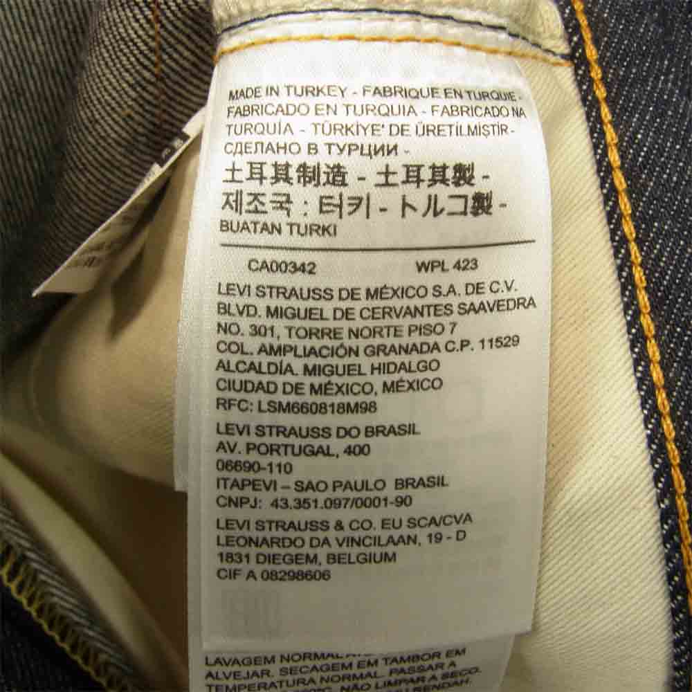 Levi's リーバイス 50154-0090 LVC トルコ製 1954年モデル 501ZXX デニムパンツ インディゴブルー系 34【極上美品】【中古】