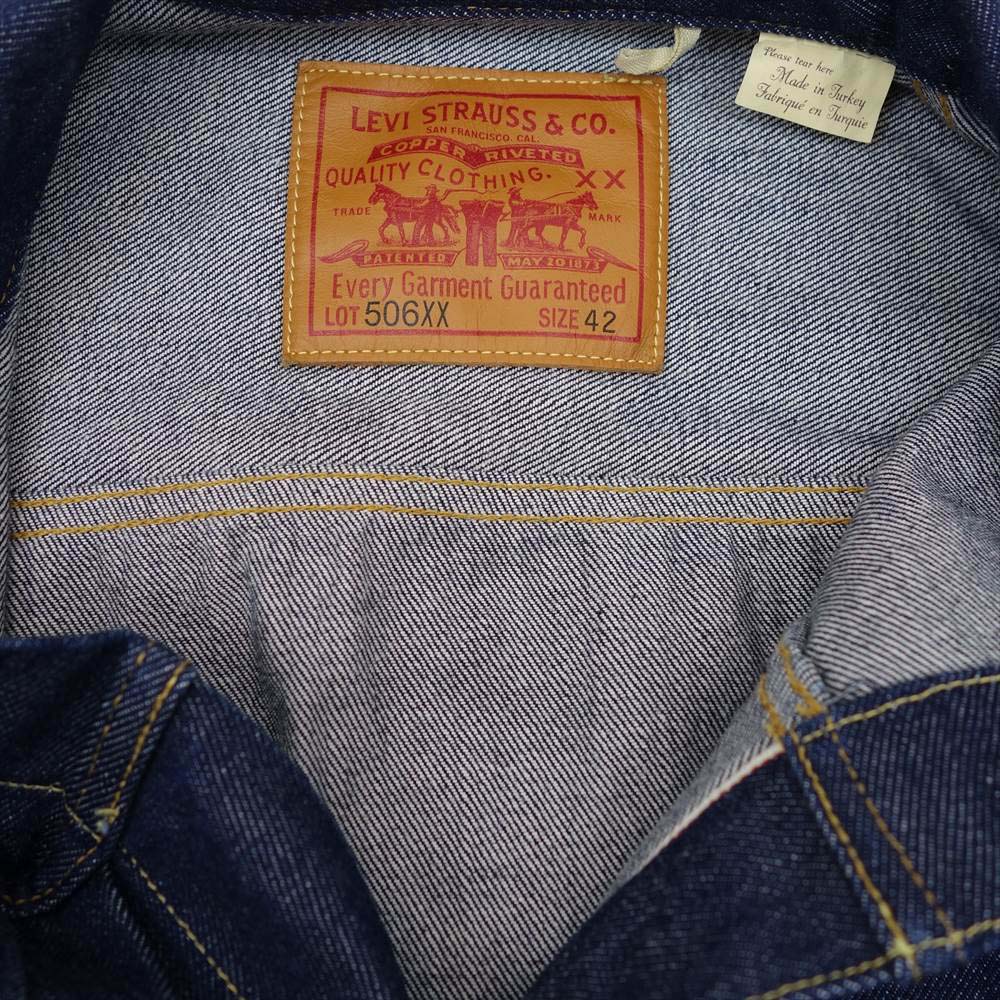 Levi's リーバイス 70506-0024 LVC トルコ製 1936年モデル 1st TYPE ファースト デニム ジャケット インディゴブルー系 L/G【中古】