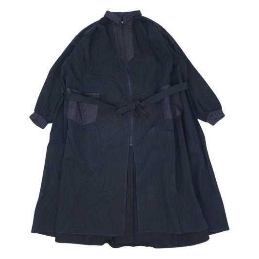 WHITE MOUNTAINEERING ホワイトマウンテニアリング 17937-0003 × LEVI'S made&crafted リーバイス メイドアンドクラフテッド ナイロン デニム 切替 コート インディゴブルー系 M【中古】