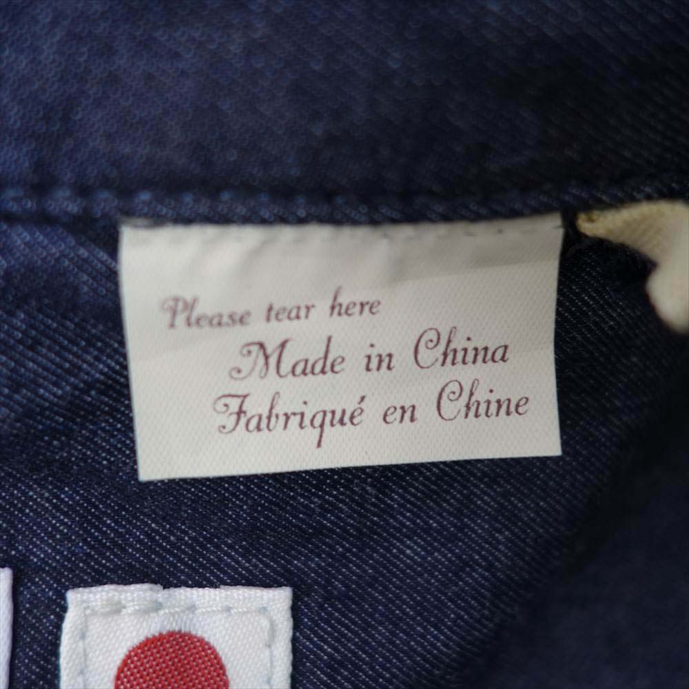 WHITE MOUNTAINEERING ホワイトマウンテニアリング 17937-0003 × LEVI'S made&crafted リーバイス メイドアンドクラフテッド ナイロン デニム 切替 コート インディゴブルー系 M【中古】