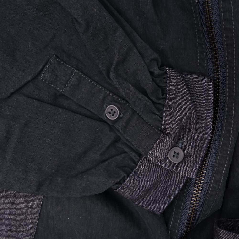 WHITE MOUNTAINEERING ホワイトマウンテニアリング 17937-0003 × LEVI'S made&crafted リーバイス メイドアンドクラフテッド ナイロン デニム 切替 コート インディゴブルー系 M【中古】