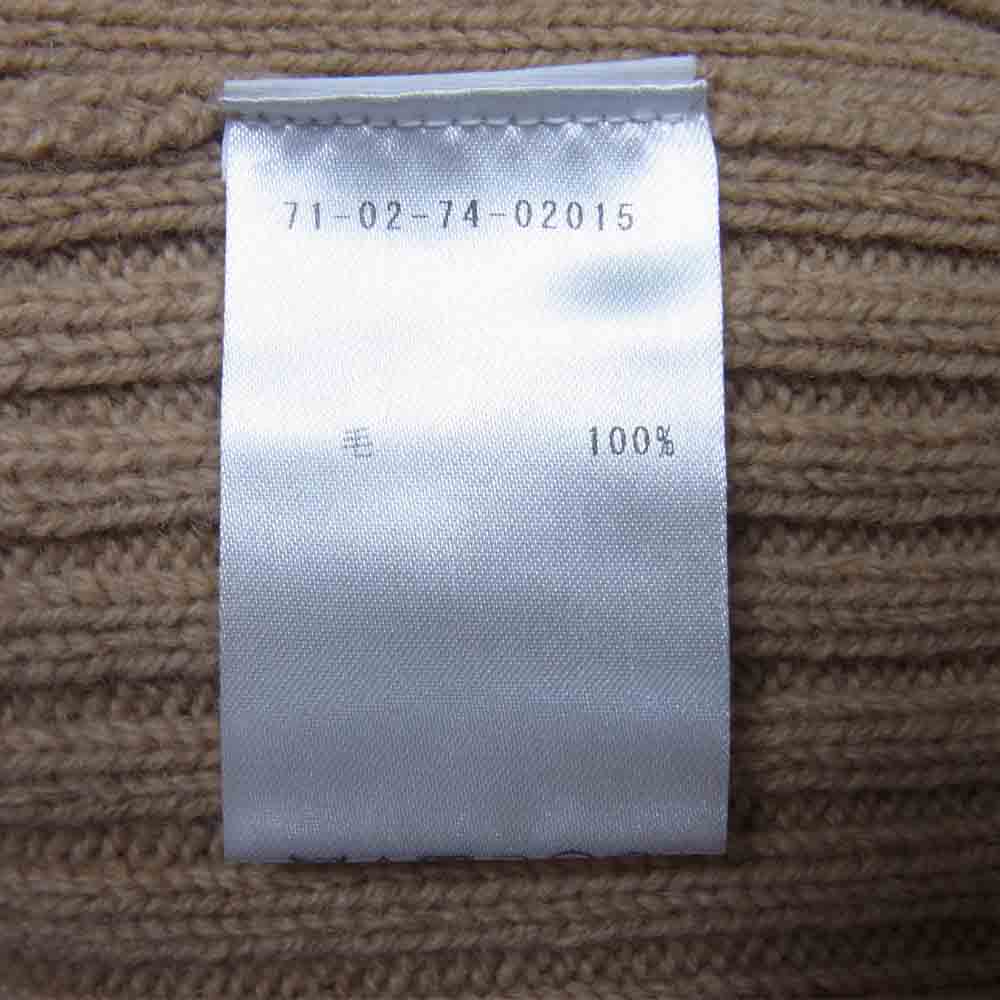 DRIES VAN NOTEN ドリスヴァンノッテン 国内正規品 ノースリーブ タートルネック ニット セーター ベージュ系 ExtraSmall【中古】