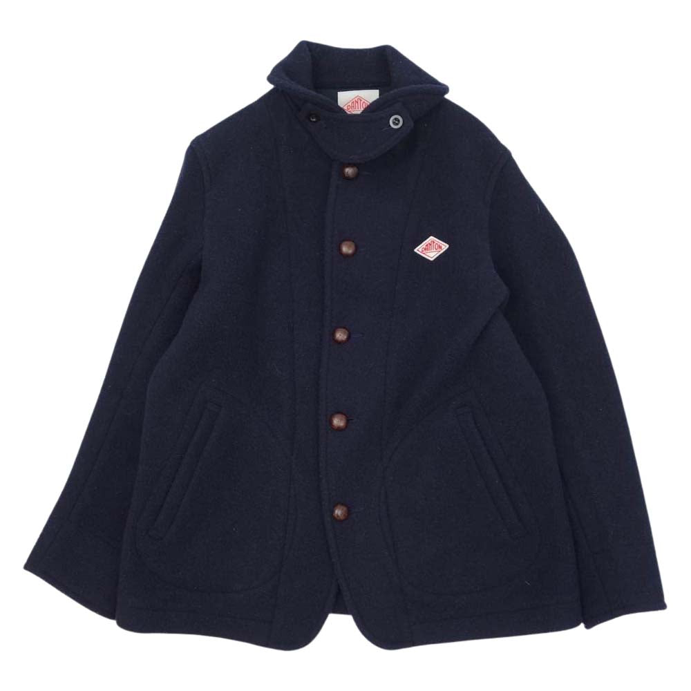 Danton ダントン 18AW 18A-SL-001 WOOL MOSSER JACKET ウール モッサ ジャケット クルミボタン ダークネイビー系【中古】