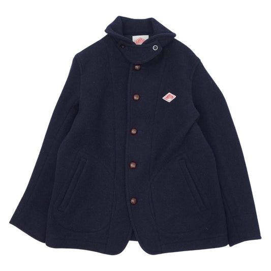 Danton ダントン 18AW 18A-SL-001 WOOL MOSSER JACKET ウール モッサ ジャケット クルミボタン ダークネイビー系【中古】