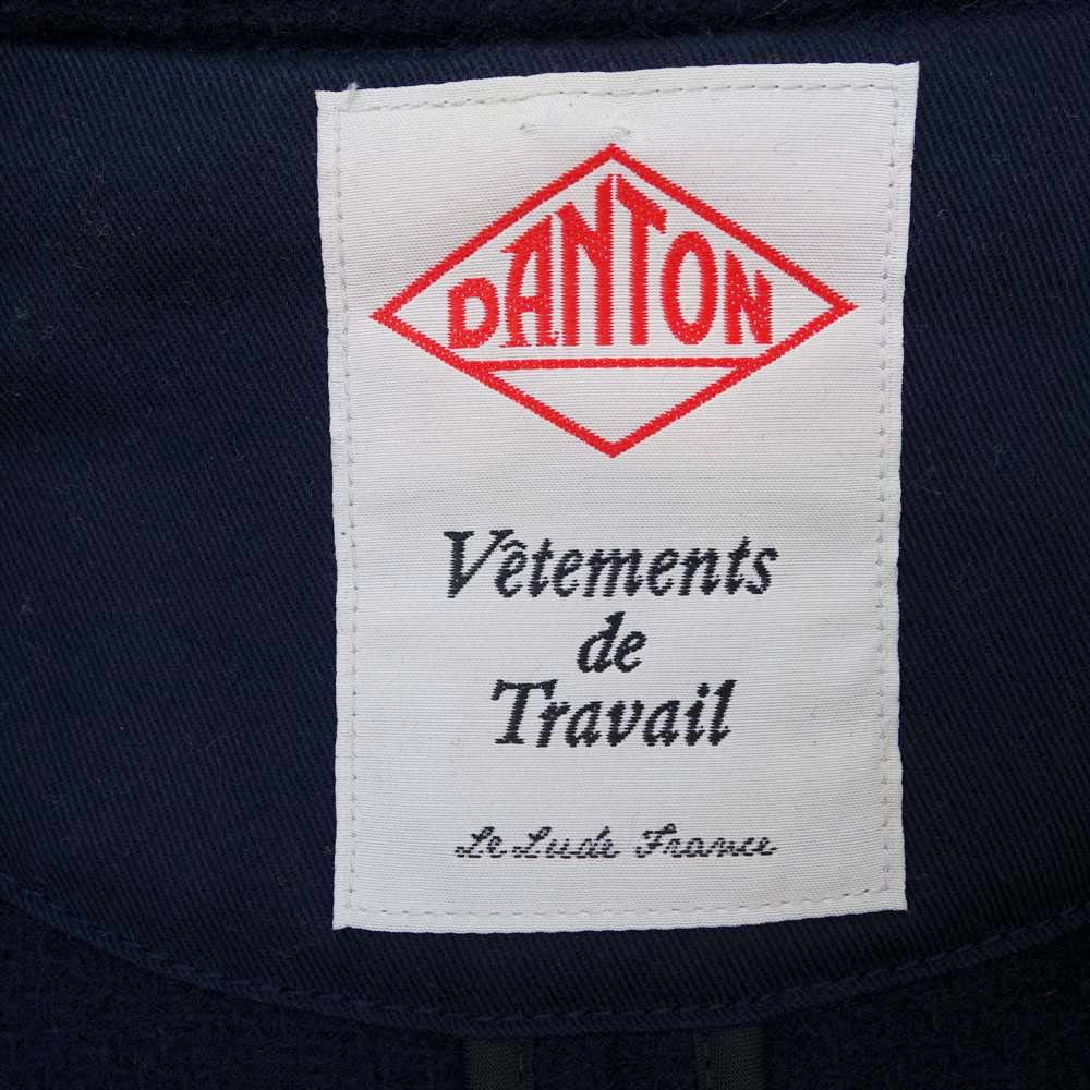Danton ダントン 18AW 18A-SL-001 WOOL MOSSER JACKET ウール モッサ ジャケット クルミボタン ダークネイビー系【中古】