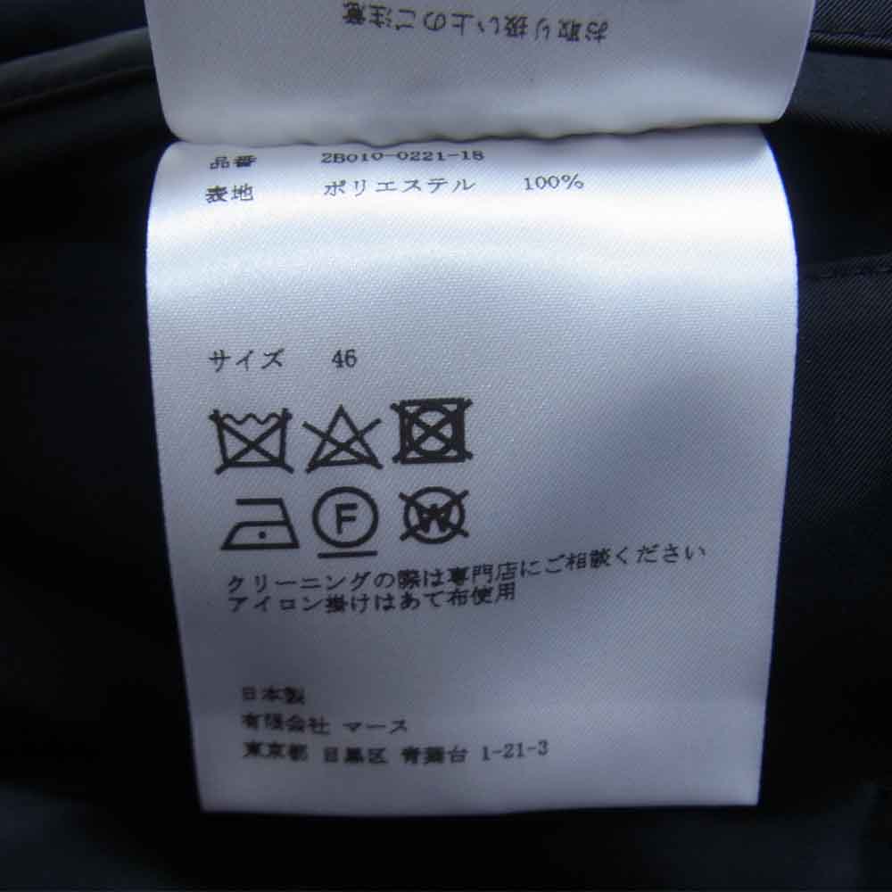 JOHN LAWRENCE SULLIVAN ジョンローレンスサリバン 2B010-0221-18 ZIP POCKET PANTS ジップ ポケット パンツ ブラック系 46【中古】