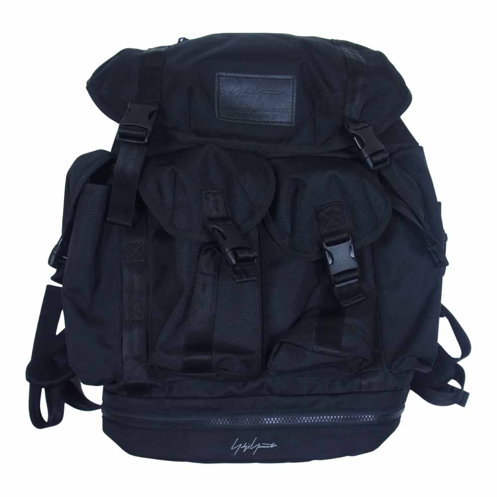 Yohji Yamamoto ヨウジヤマモト POUR HOMME NEW ERA 20AW UTILITY 4P PACK YY LPATCH Dog & Chain HR-I49-974 プールオム ニューエラ 裏地ブルドッグチェーン バックパック ブラック系【中古】