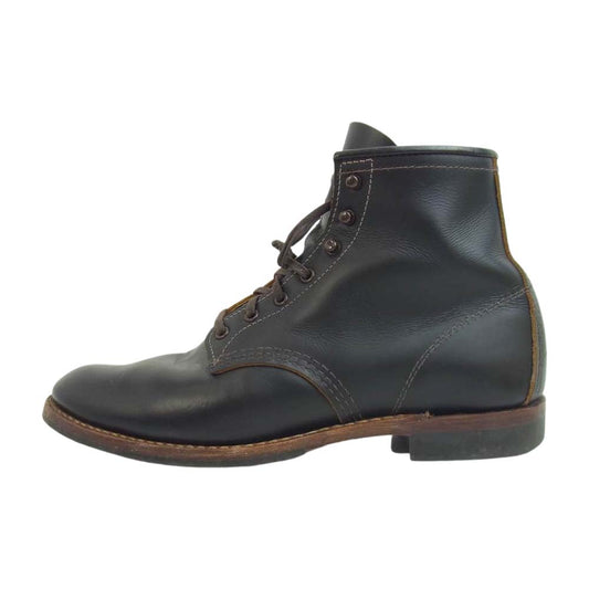 RED WING レッドウィング 9060 BECKMAN FLATBOX 茶芯 ベックマン フラットボックス ブーツ ブラック系 US9【中古】