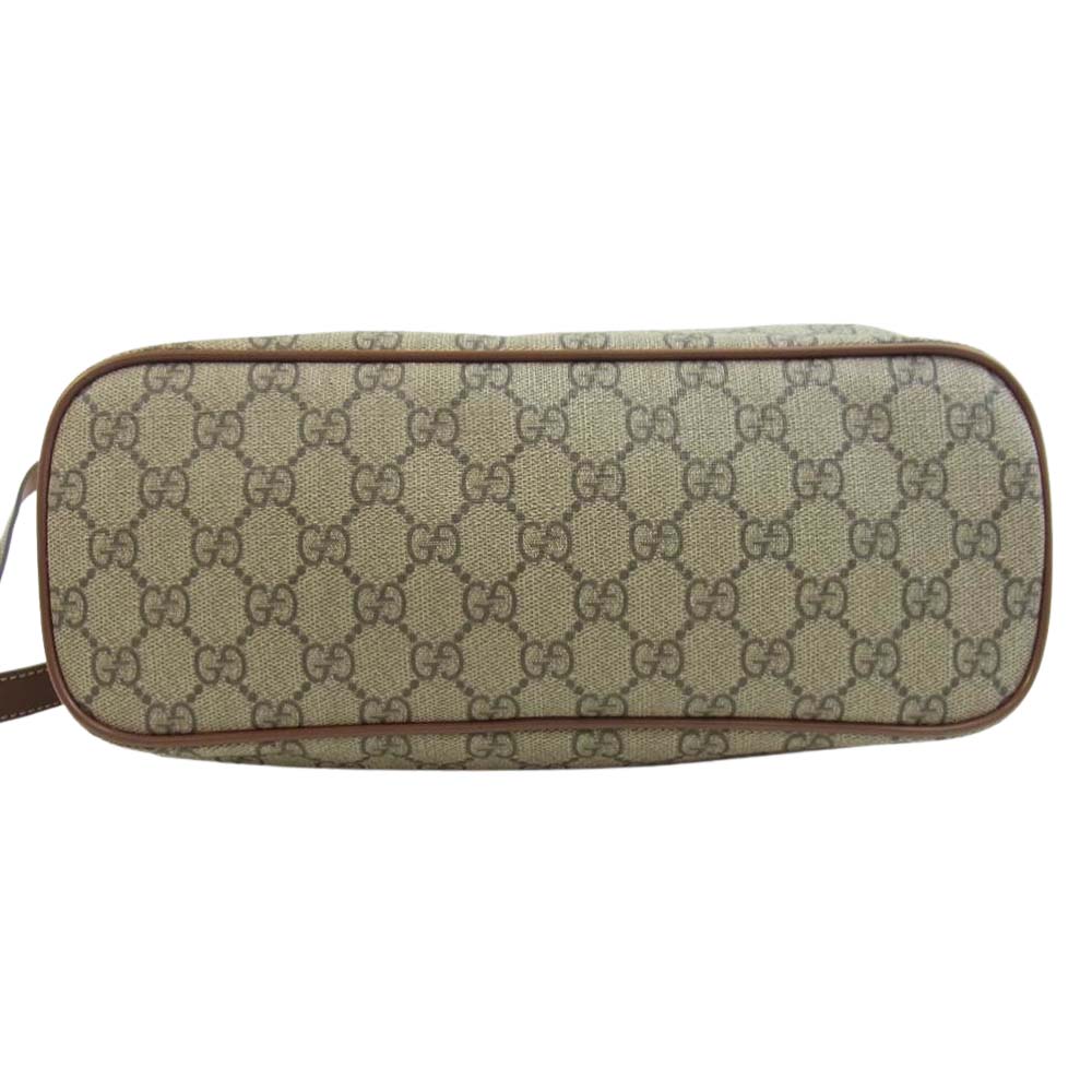 GUCCI グッチ 473387 GG Supreme Monogram Small Tote スプリーム モノグラム レザー 2WAY バッグ ブラウン系【中古】