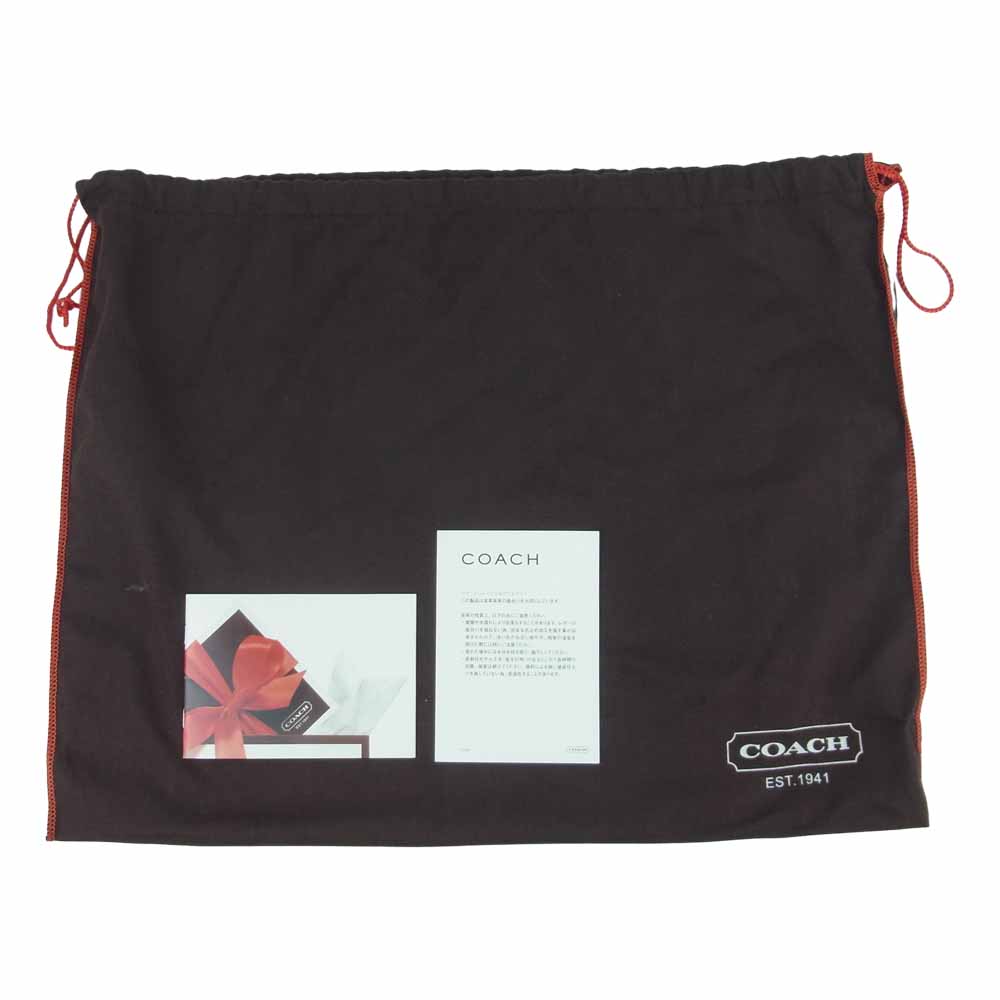 COACH コーチ 10212 ハンプトンズ ハンド バッグ オフホワイト系 ブラウン系【中古】