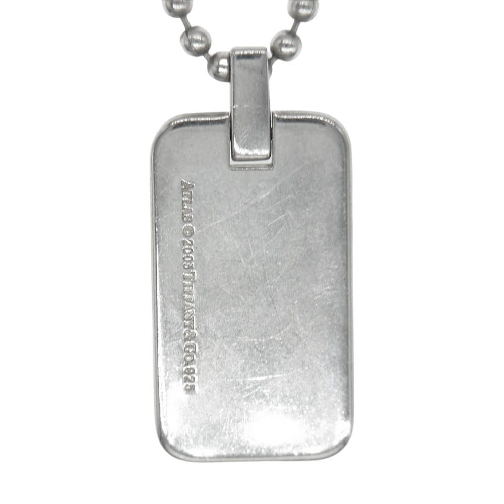 TIFFANY&Co. ティファニー アトラス プレート ネックレス シルバー系【中古】