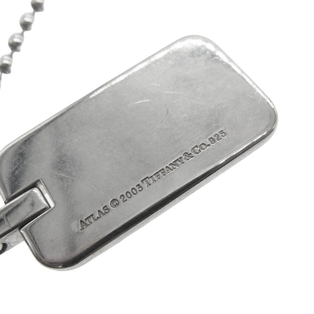 TIFFANY&Co. ティファニー アトラス プレート ネックレス シルバー系【中古】