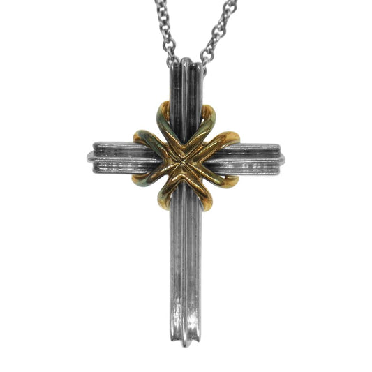 TIFFANY&Co. ティファニー シグネチャー クロス ネックレス シルバー系【中古】
