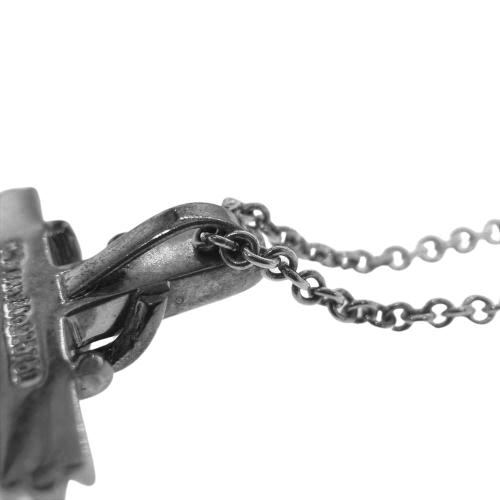 ティファニー シグネチャークロス ネックレス シルバー 美品 社外チェーン TIFFANY&Co.（ティファニー） シグネチャー クロス ネックレス