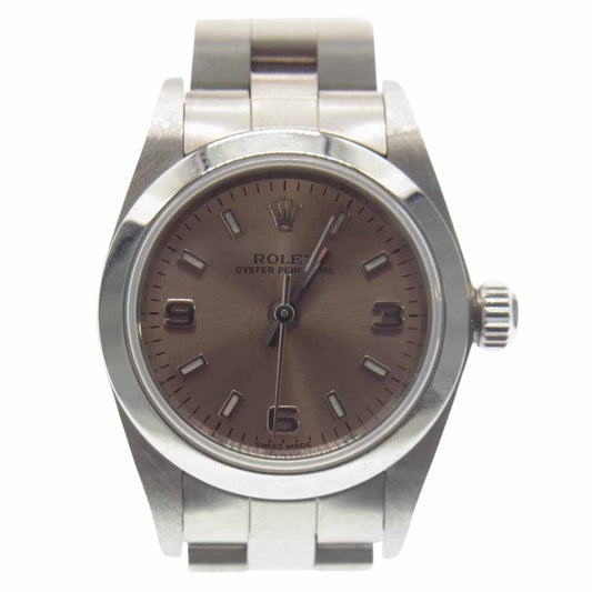 ROLEX ロレックス 76080 オイスターパーペチュアル K番 シルバー系【中古】