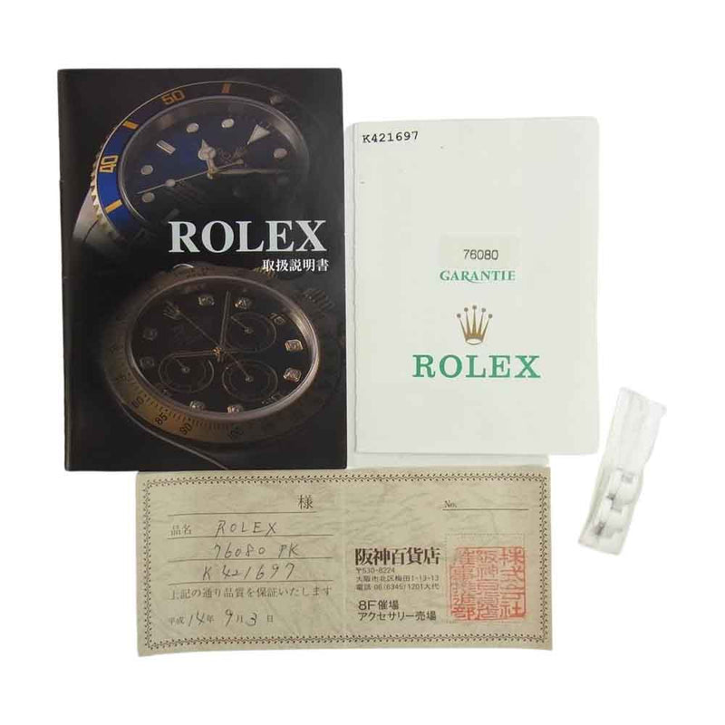 ROLEX ロレックス 76080 オイスターパーペチュアル K番 シルバー系【中古】