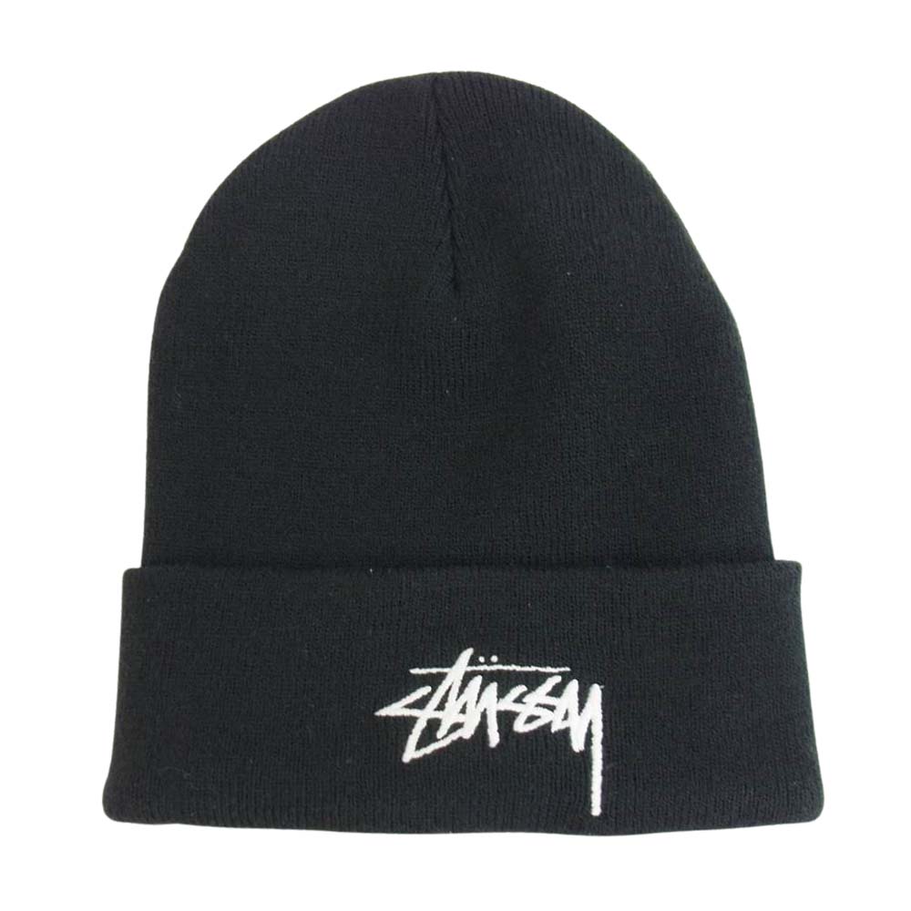 NIKE ナイキ × STUSSY CV8961-011 Cuffed Beanie ニットキャップ ビーニー ブラック系【中古】