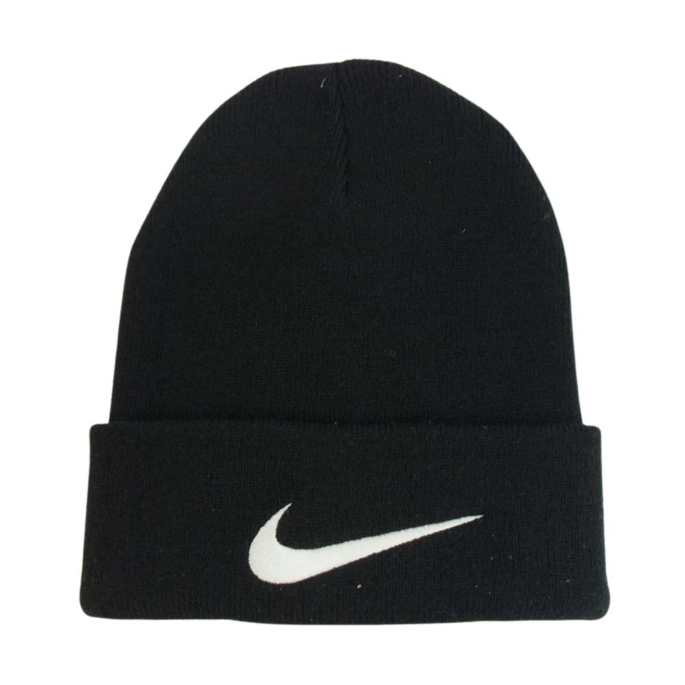 NIKE ナイキ × STUSSY CV8961-011 Cuffed Beanie ニットキャップ ビーニー ブラック系【中古】