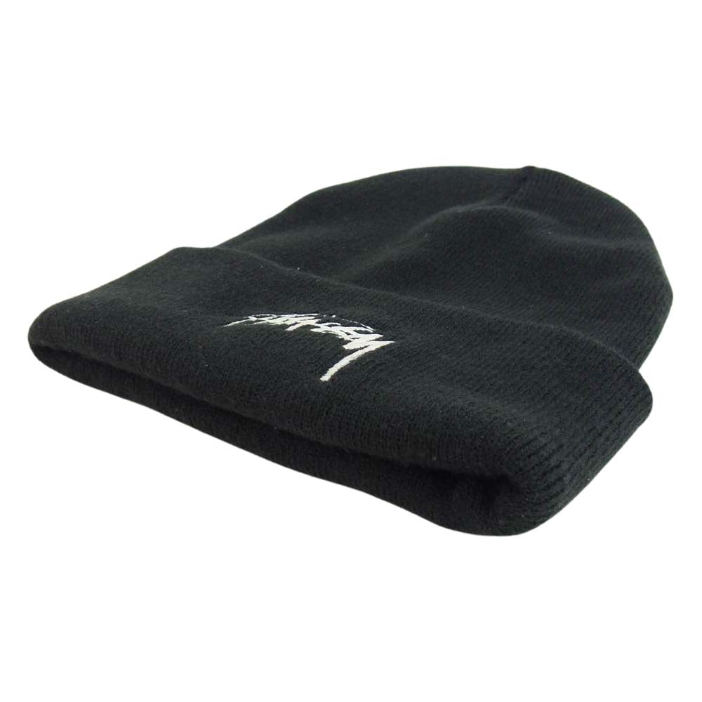 NIKE ナイキ × STUSSY CV8961-011 Cuffed Beanie ニットキャップ ビーニー ブラック系【中古】