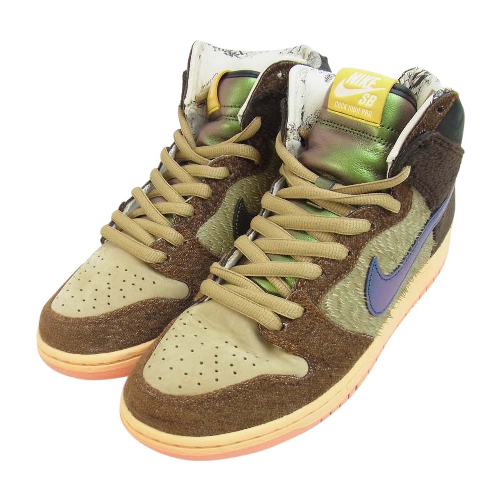 NIKE ナイキ SB 黒タグ付き DUNK HIGH PROQS CONCEPTS DC6887 200 エスビー ダンク コンセプツ ハイカット スニーカー 26.5cm【中古】